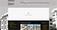 Desktop Screenshot of gencerinsaat.com.tr